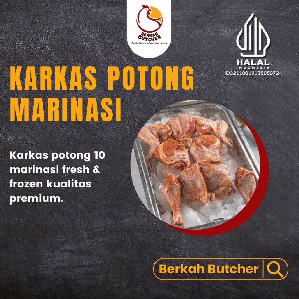 

Ayam Marinasi Fried Chicken Berkah Butcher