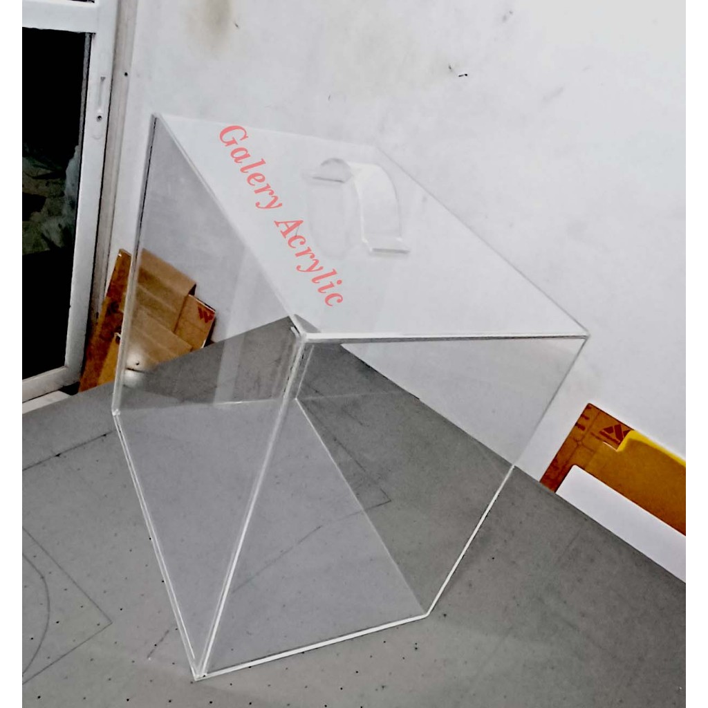 

Akrilik Custom Bok tempat Bunga Kertas, Sangkar Bunga Kertas Custom