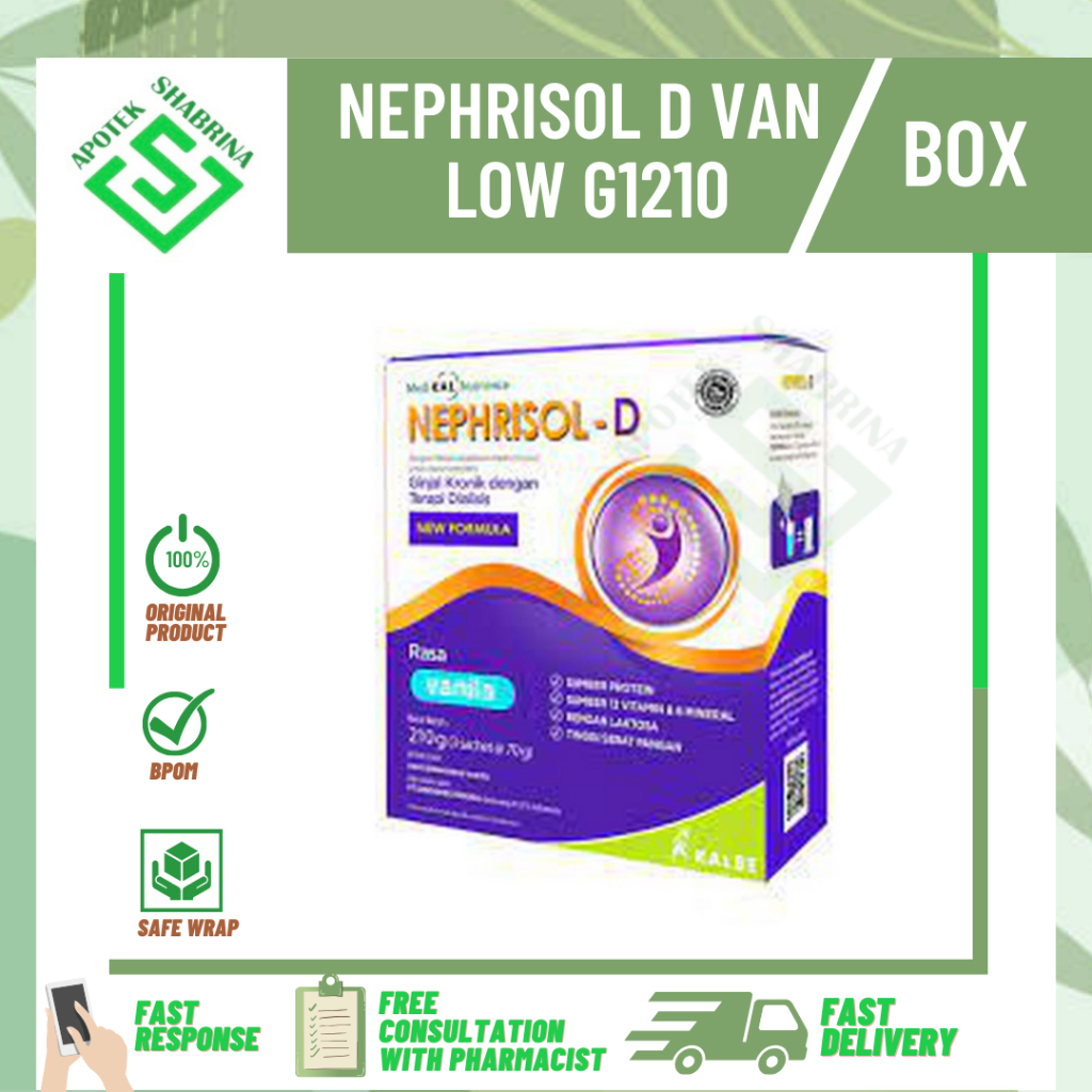 

NEPHRISOL D VANILA LOW GI 210 GR