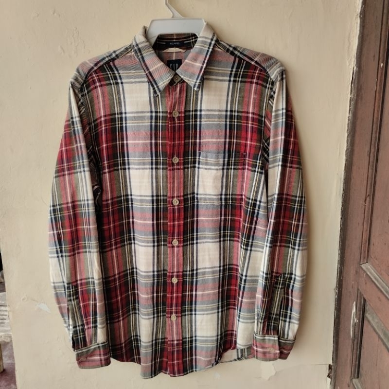 Kemeja Flannel Gap Relaxed Original