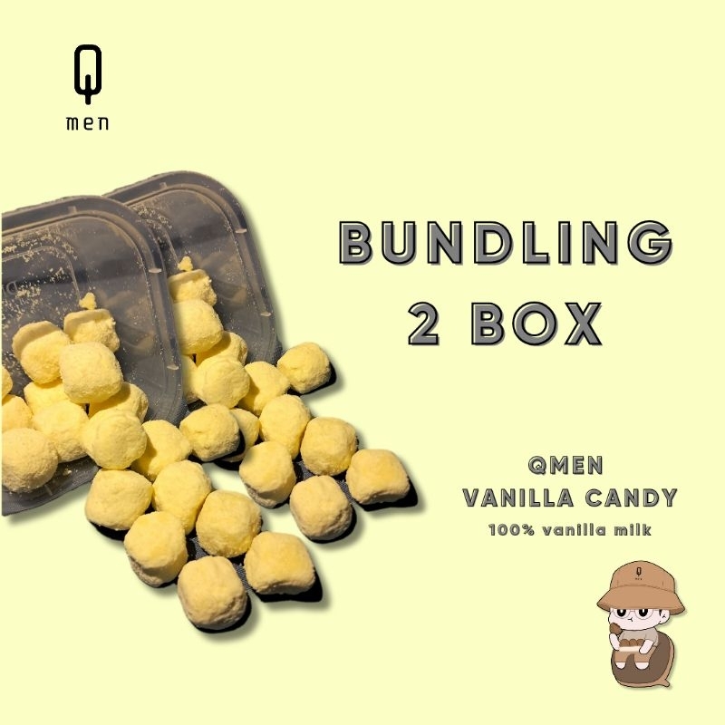 

[BUNDLING 2] BACA DESKRIPSI Qmen Vanilla 100% Vanilla milk