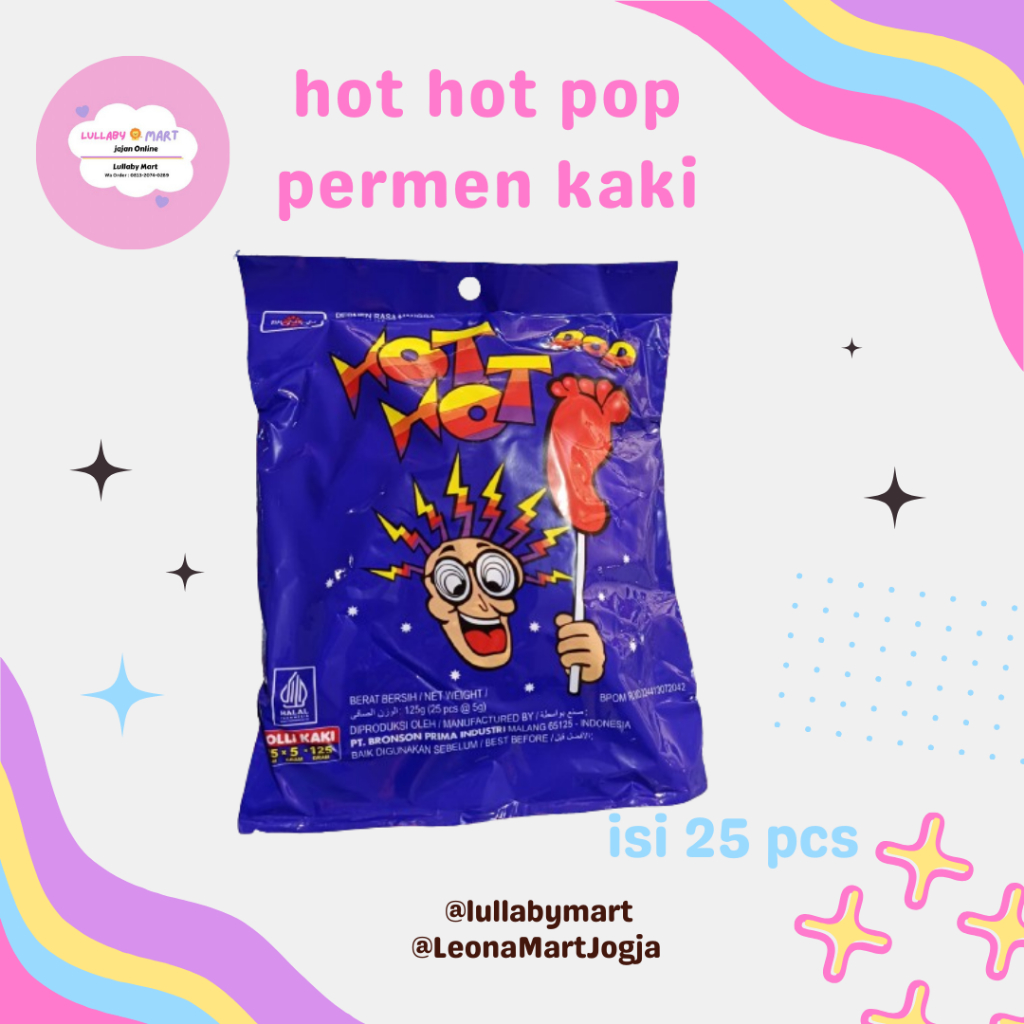 

Hot hot pop permen kaki isi 25 pcs