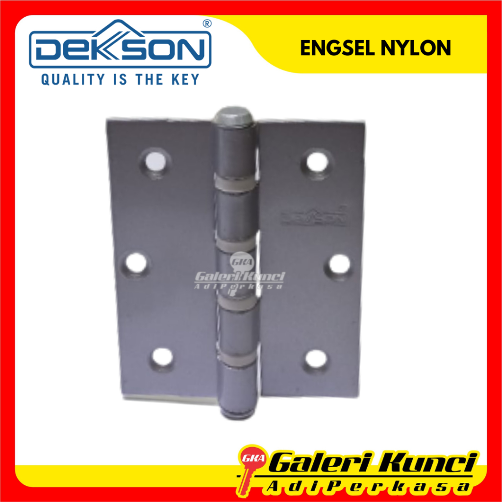 Engsel Dekson Dekkson NYLON ES IR 3X2.5X2MM 4NR NA Engsel Jendela Alumunium