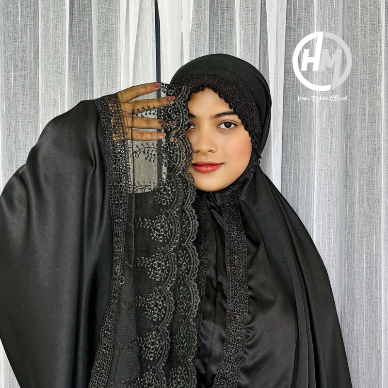 Hazni Mukena - Mukena Ghania Silk Premium