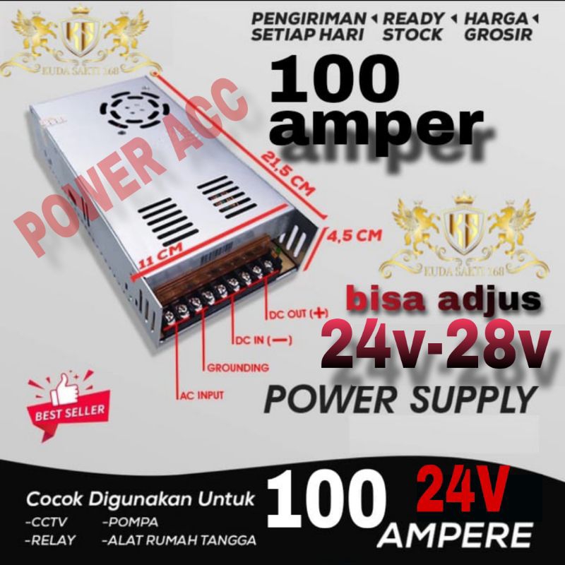 POWER SUPPLY SWITCHING 24V 100A TRAFO POWER SUPLY FAN/KIPAS.POWER SUPPLY SWITCHING 24V 100A TRAFO PO