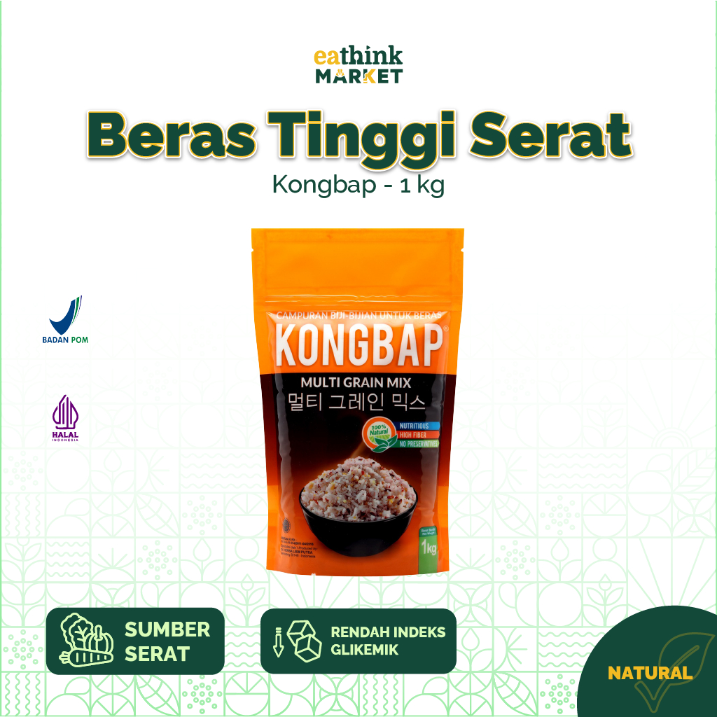 

Beras Multi Grain Mix Tinggi Serat - Kongbap 1 kg
