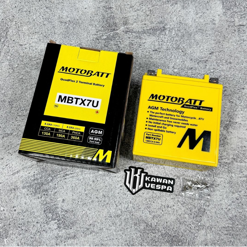 AKI MOTOBATT FOR VESPA SPRINT PRIMAVERA S125 LX