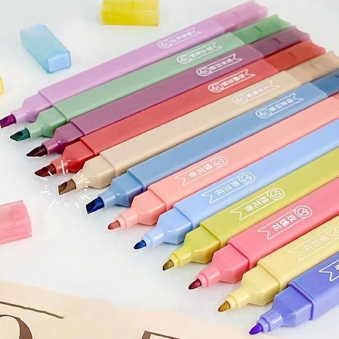 

Stabilo Highlighter Pastel Marker Highlighter Marker Morandi Color Aroma Bunga Pastel Double Tip 6 Colors