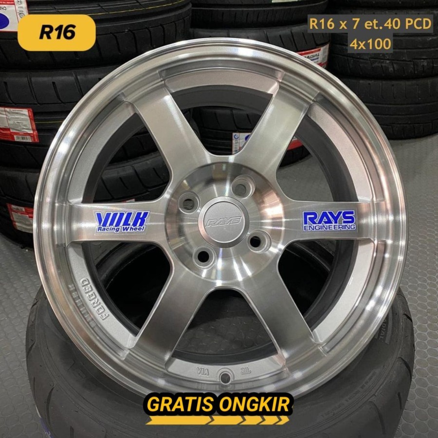 velg mobil ring 16 TE37 OG lebar 7 velg r16 sigra calya brio mobilio