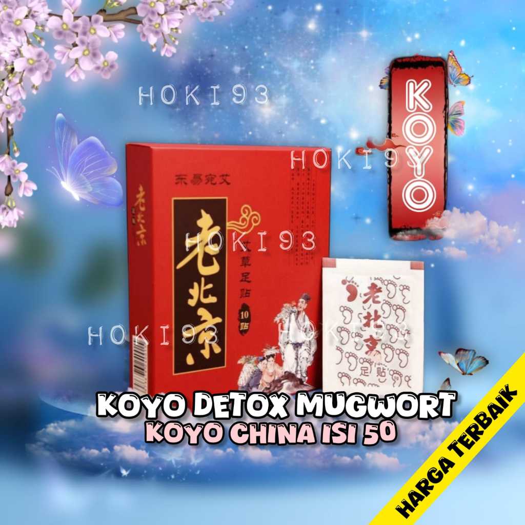 { ISI - 50 } KOYO DETOX MUGWORT koyo kaki cina tempel tahan 8 jam