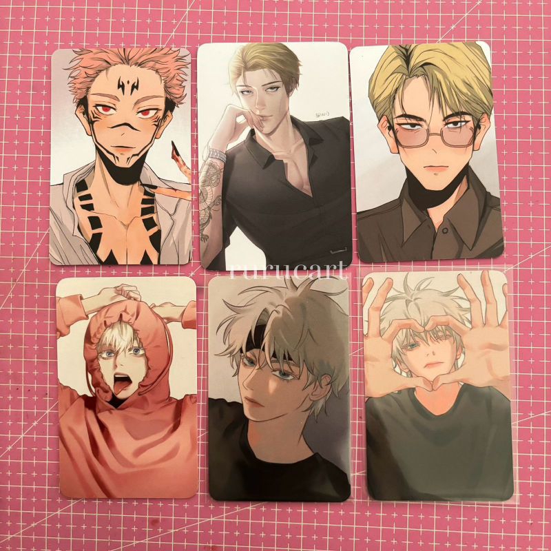 Bundle Jujutsu Kaisen Gojo Nanami Sukuna 6baji popi25700 Photocard
