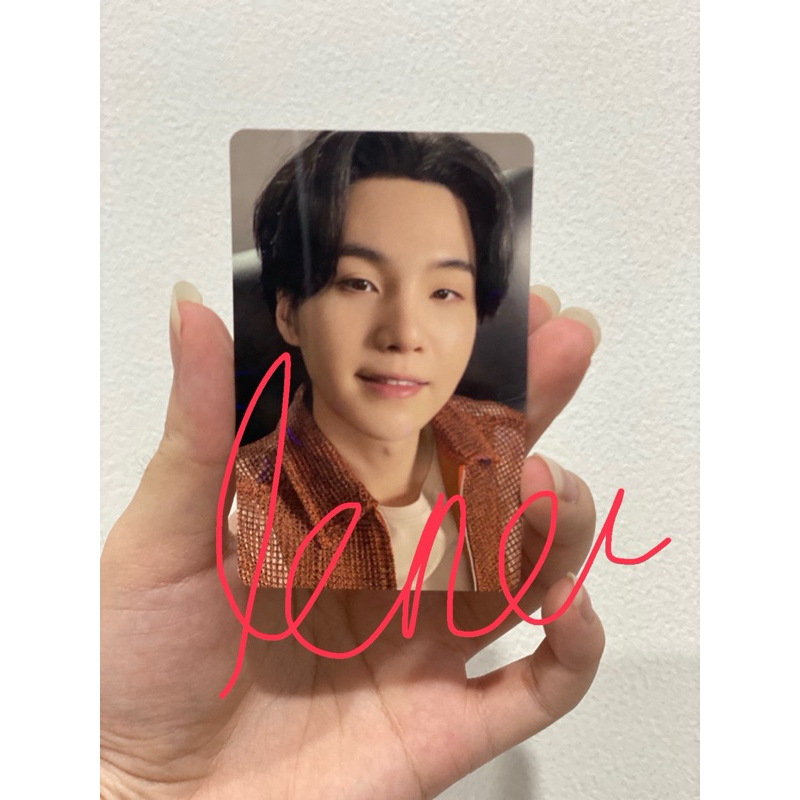 [BOOKED] OFFICLAL PC PHOTOCARD D-DAY SUGA AGUST D TOUR JAPAN HOLO LUCKY DRAW LD