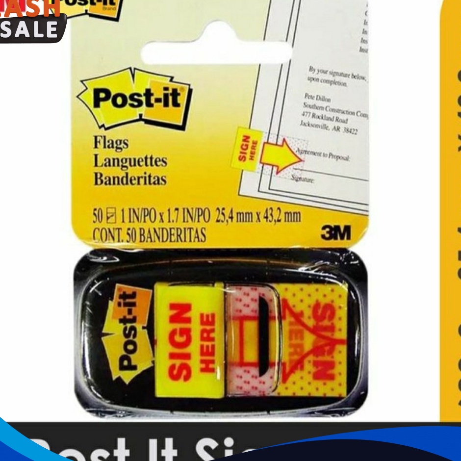 

BERKUALITAS 3M POSTIT SIGN HERE 689