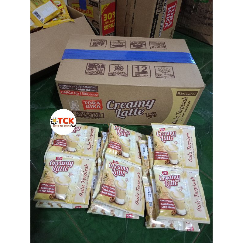 

Torabika Creamy Latte 1 Dus isi 12 Renceng