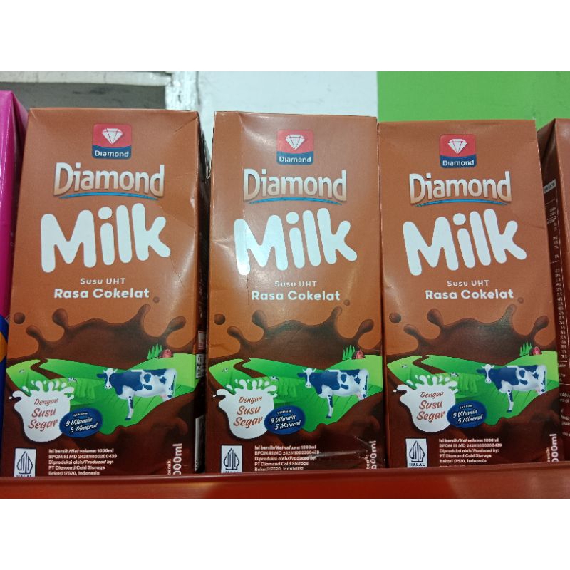 

Susu UHT diamond rasa coklat