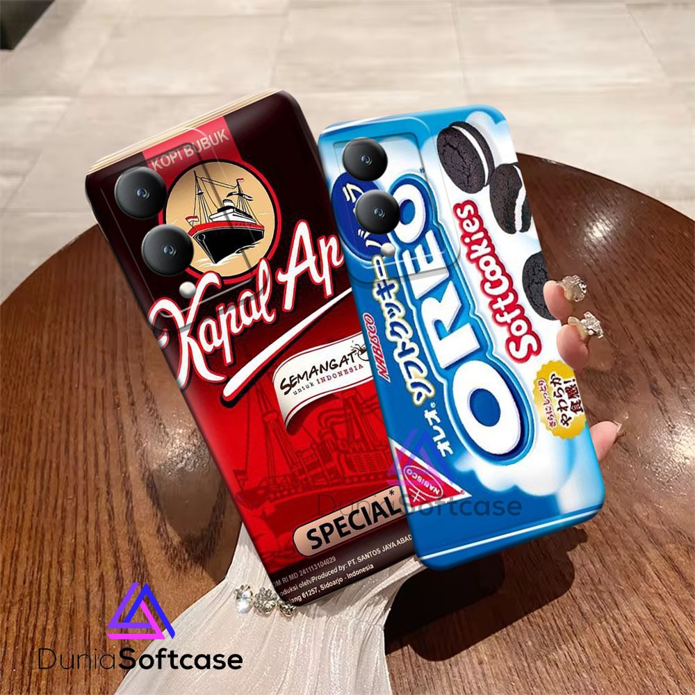 B2004 - Case Vivo y17s Terbaru motif snack - Silikon Case Lentur premium - Softcase Hardcase - Dunia