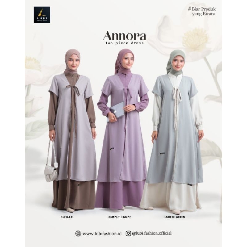 TERBARU? GAMIS LUBI ANNORA DRESS/GAMIS TERRR