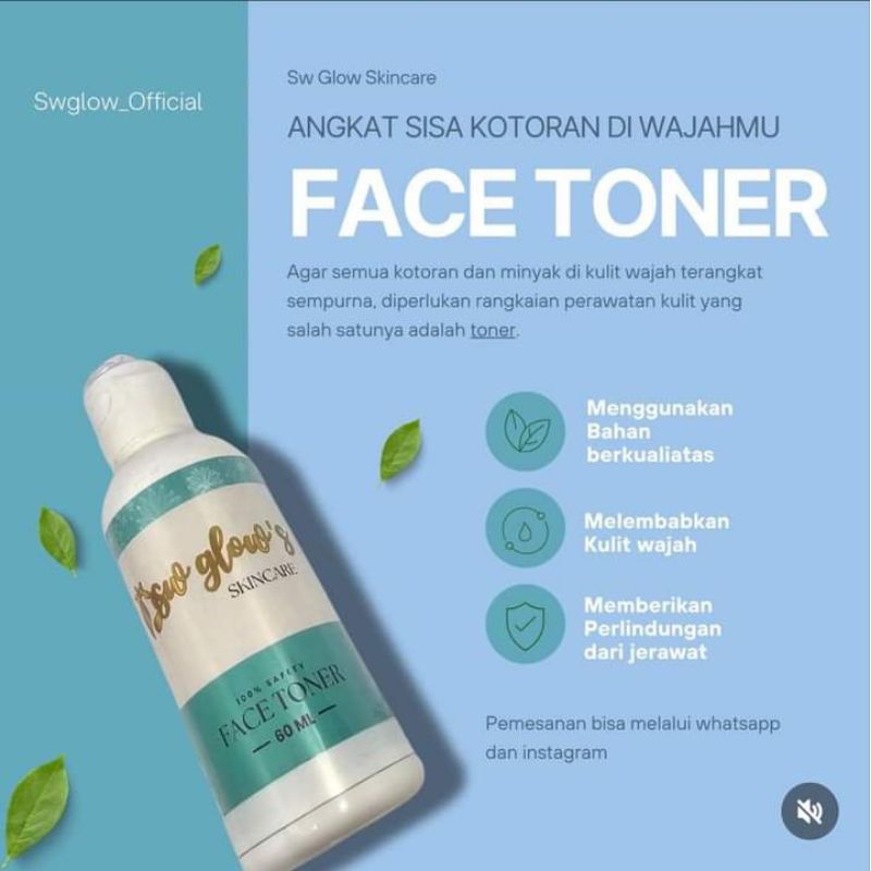Skincare SWGLOW'S original bpom makassar