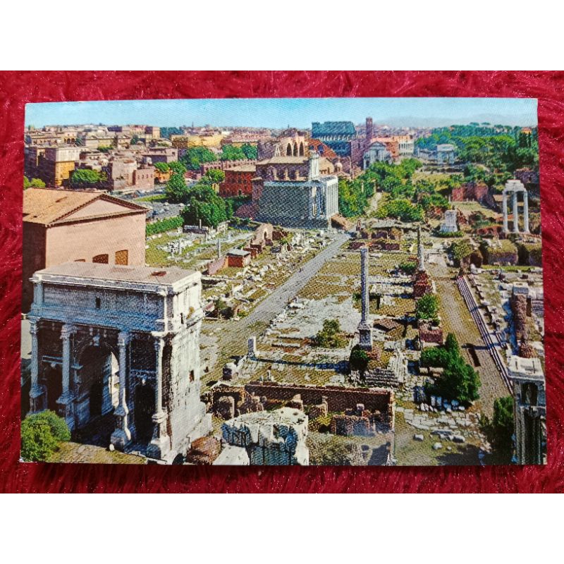 

Post Card Italia Romain Forum UN USED