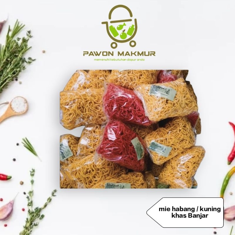 

MIE HABANG / KUNING KHAS BANJAR PER 150 GRAM CAP JEMPOL