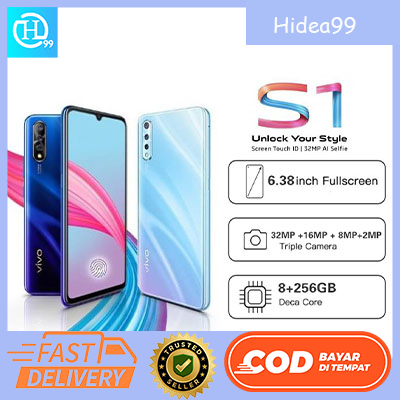 SMARTPHONE HP VIVO S1 RAM 8/256 GB SUPER AMOLED GARANSI 1 TAHUN