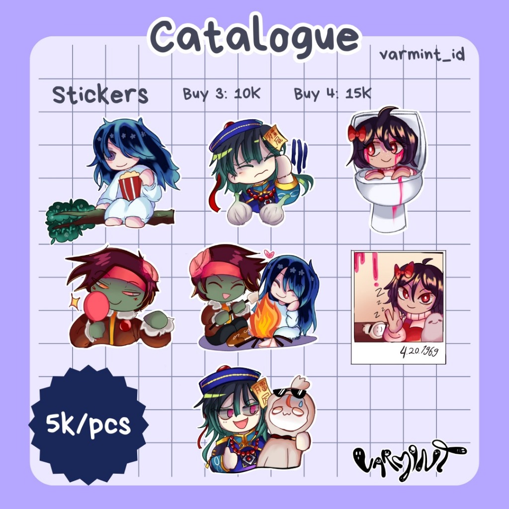 

VARMINT STICKER - Koleksi Stiker Vinyl dengan Desain Unik dan Kreatif