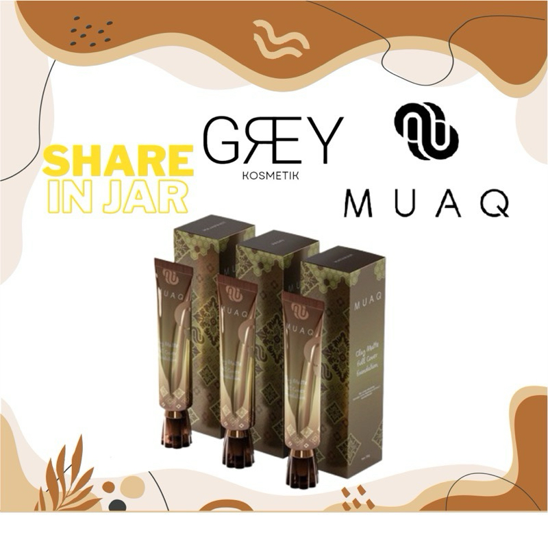 MUAQ Clay Matte Full Cover Foundation