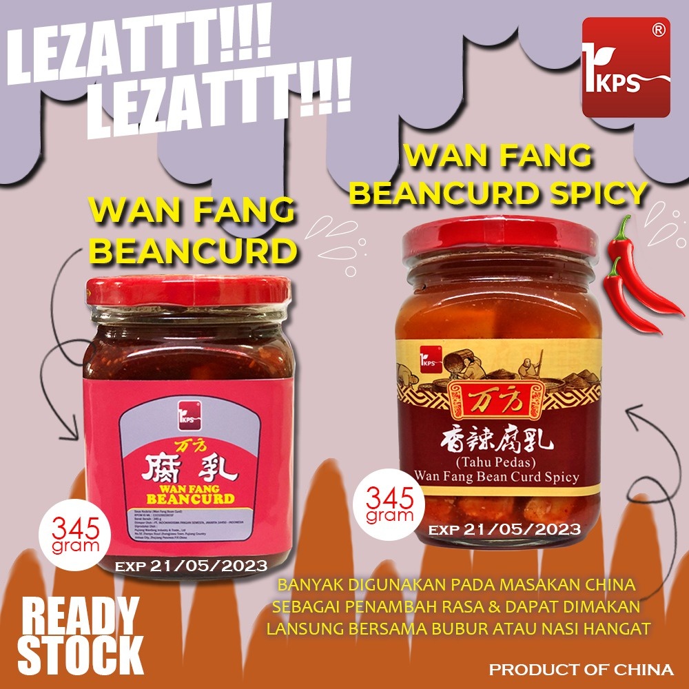

Wan Fang Beancurd Spicy / Tauju / Tahu Merah Pedas / Tauji / Tahu Fermentasi Pedas