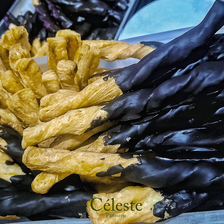 

Chocolate Puff Stick Kemasan plastik - Puff Stick Twist Lapis Coklat
