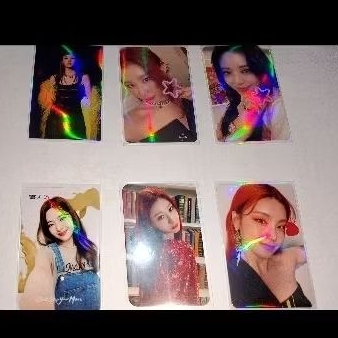 photocard itzy PC official JYP Yuna yeji chaeryong Lia ultramilk sale murah