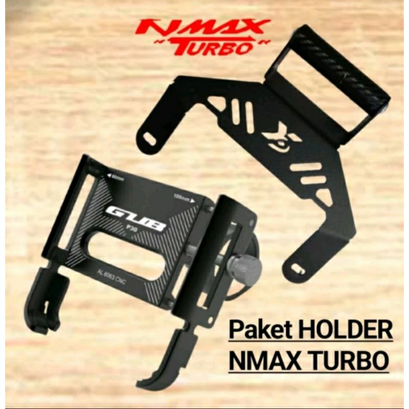 paket holder HP NMAX TURBO plus GUB P30 phone holder nmax turbo neo + gub p30 dudukan holder nmax tu
