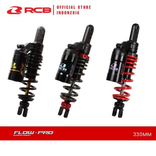 SHOCK BREAKER BELAKANG RCB FLOW PRO 330 MM VARIO 125 150 160 BEAT ESP BEAT STREET XRIDE SCOOPY ESP G