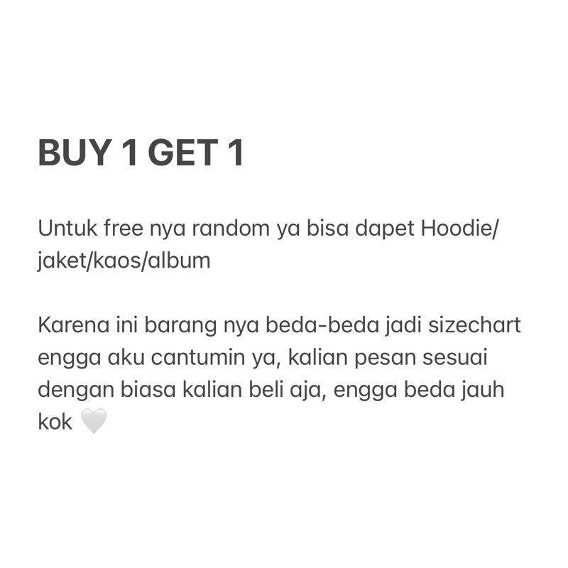 

BUY 1 GET1