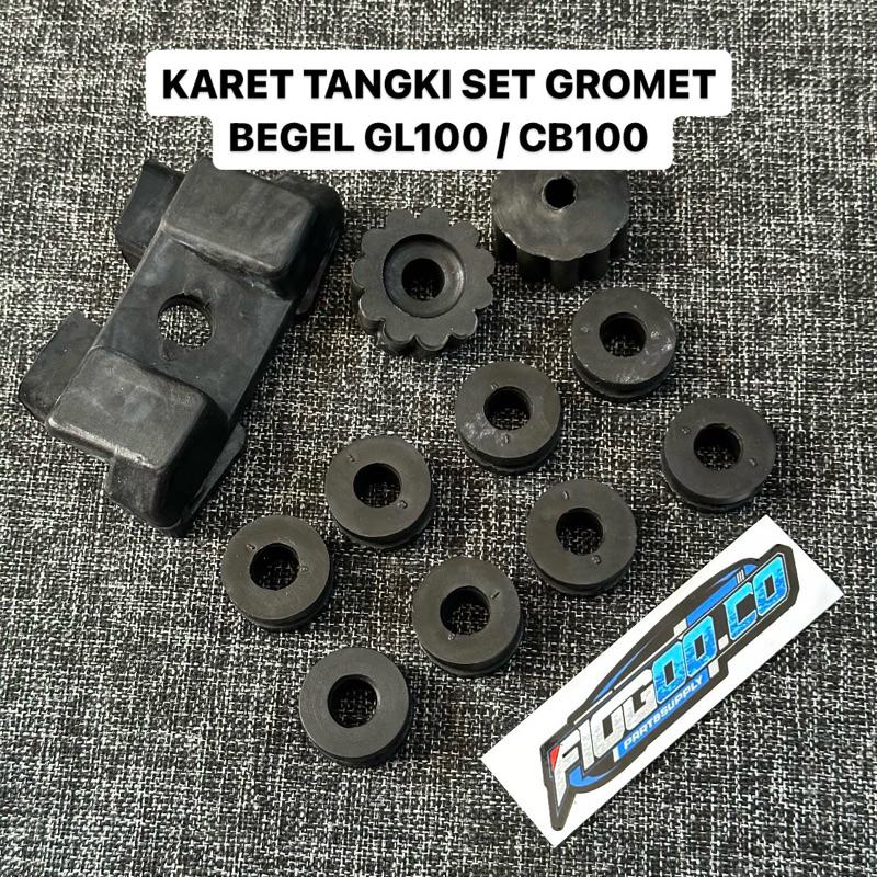 KARET GANJAL TENGKI SET BEGEL GL100 KARET TANGKI CB/GL/MP/TIGER / KARET TENGKI TIGER KARET GANJAL TA