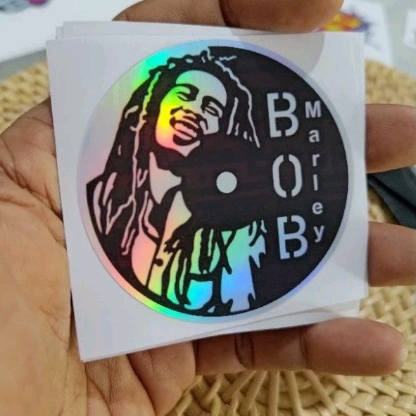 

sticker logo bob marly