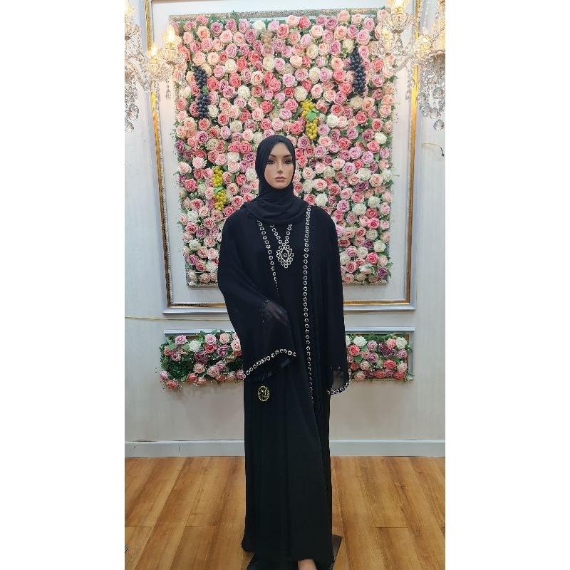 abaya mesir hitam abaya mesir batu putih abaya mewah abaya elegant mewah abaya original abaya mesir/