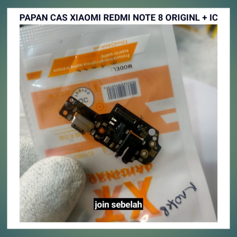 FLEXIBLE KONEKTOR CAS XIAOMI REDMI NOTE 8 ORIGINAL PLUS IC PCB PAPAN CHARGER REDMI NOTE 8