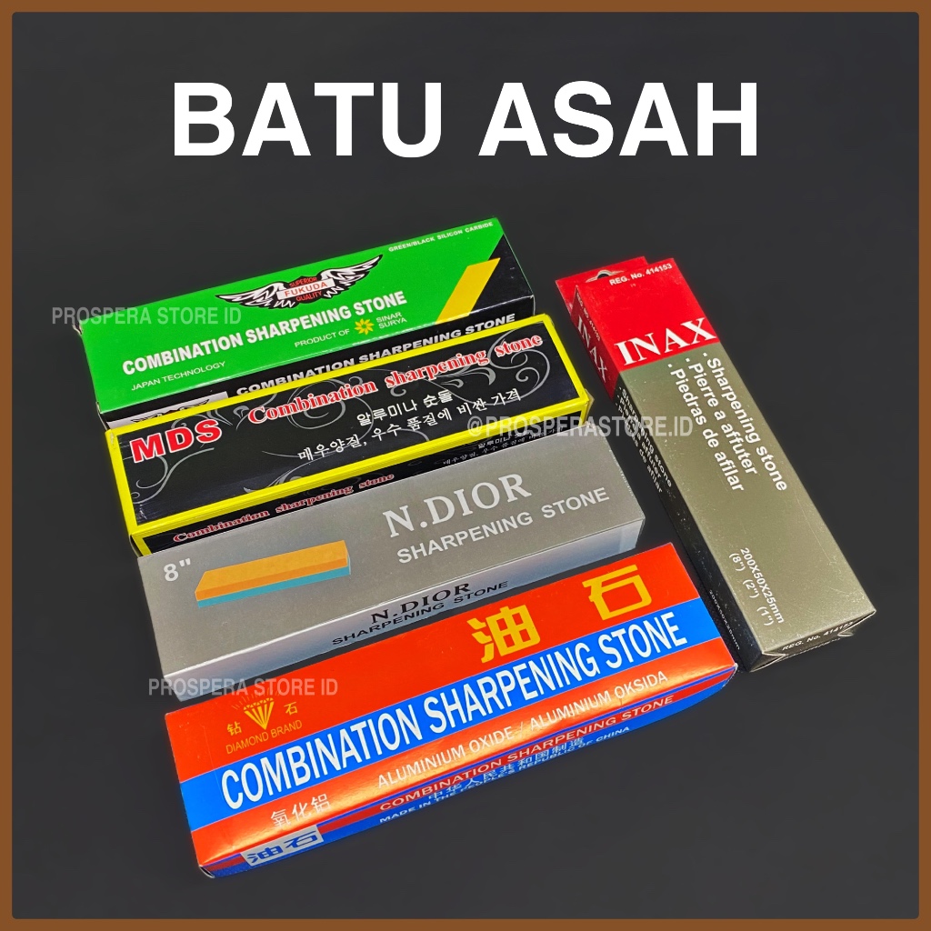 Batu Asah / Gosok / Asahan Pisau - N Dior / Diamond / Inax / Fukuda