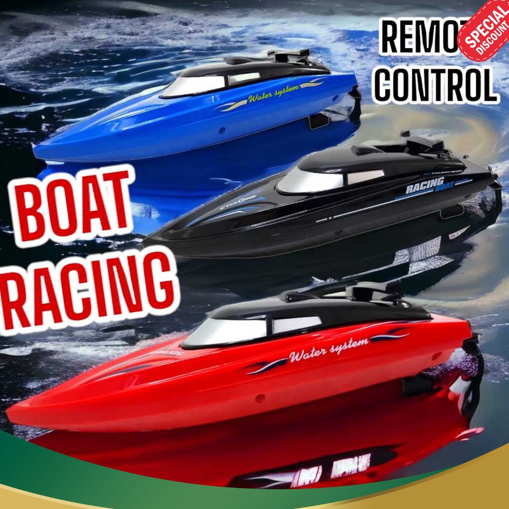 WOW RC Boat Mainan Remote Control Kapal RC Speedboat Kapal Remot Kontrol