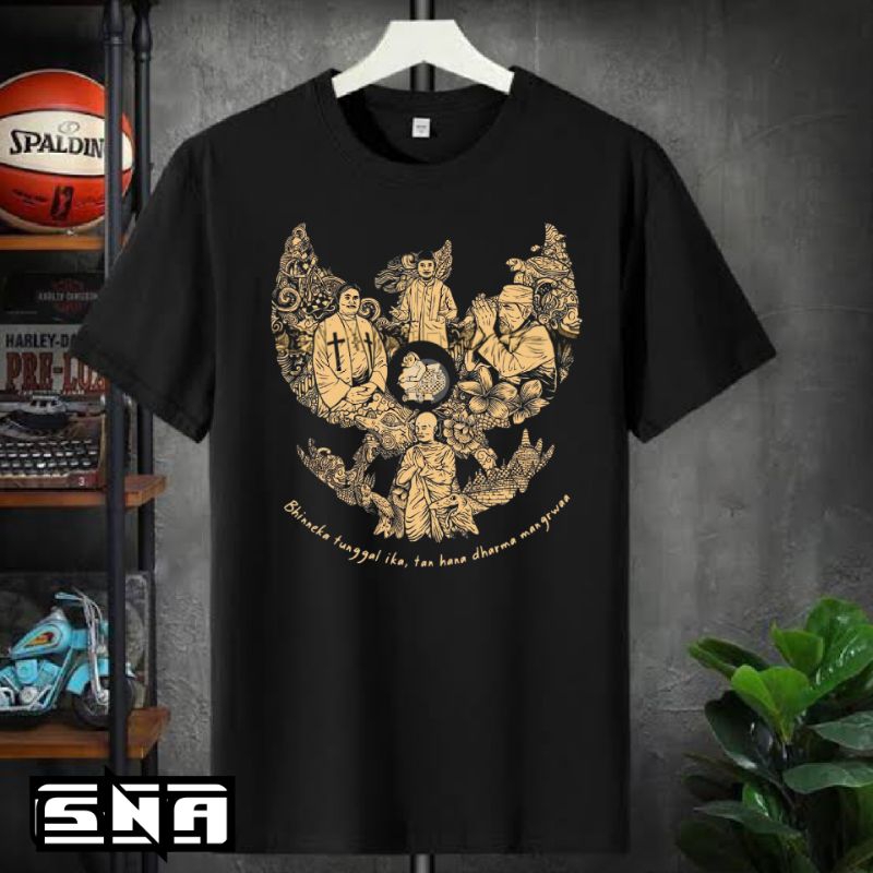 Kaos Garuda Indonesia Tshirt Pluralisme cotton combed 24s