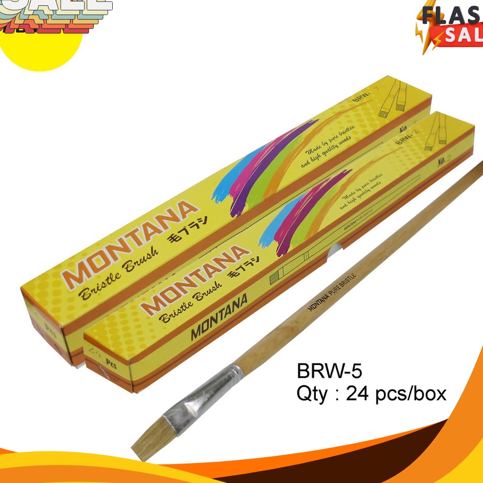 

TERMURAH MONTANA Brush Kuas Cat Air Lukis Acrylic Montana BRW5