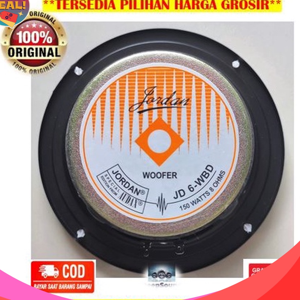LUAR BIASA AUDAX Speaker 6 Inch 15 Watt JD 6WBD Woofer ASLI