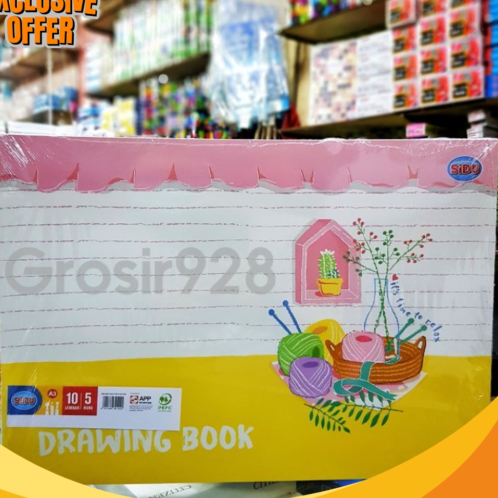 

PANAS Drawing Book Buku Gambar A3 Sidu isi 5