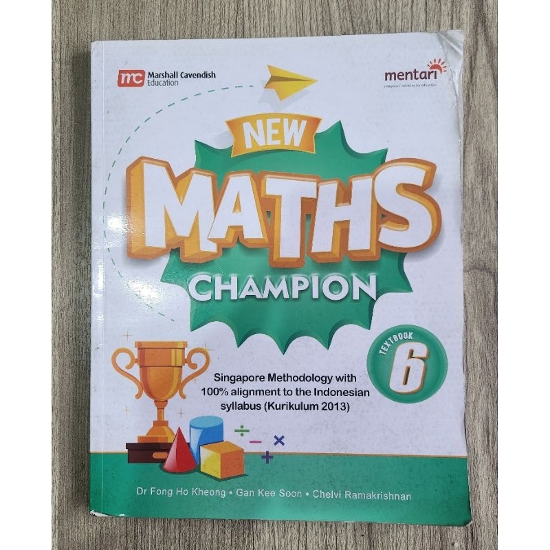Buku New Maths Champion 6 Textbook 6