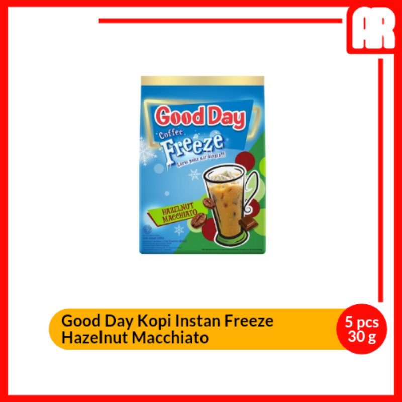 

Good Day Kopi Instan Freeze Hazelnut Macchiato 5 x 30g | AR Ostore