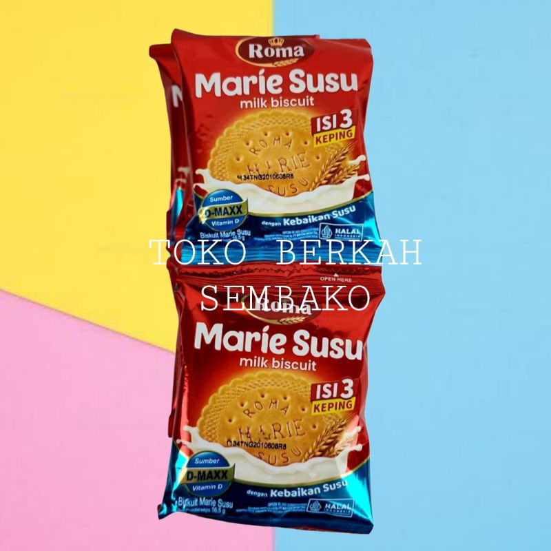 

(RENCENG) Biskuit Roma Marie SUSU Isi 10pcs