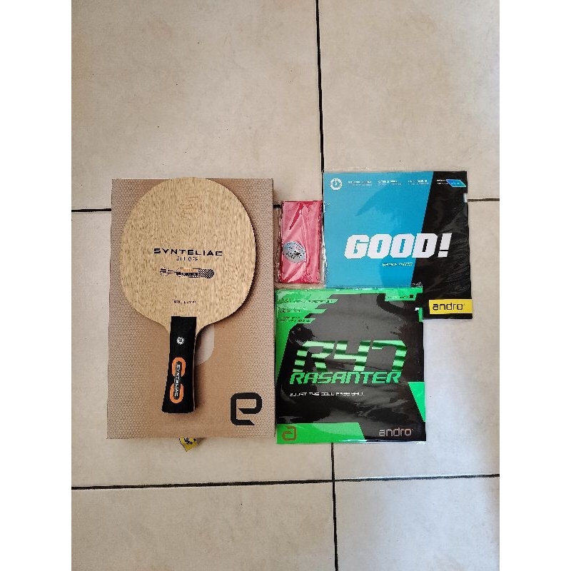 Kayu bet pingpong Andro synteliac zci karet rasanter r47 Andro good