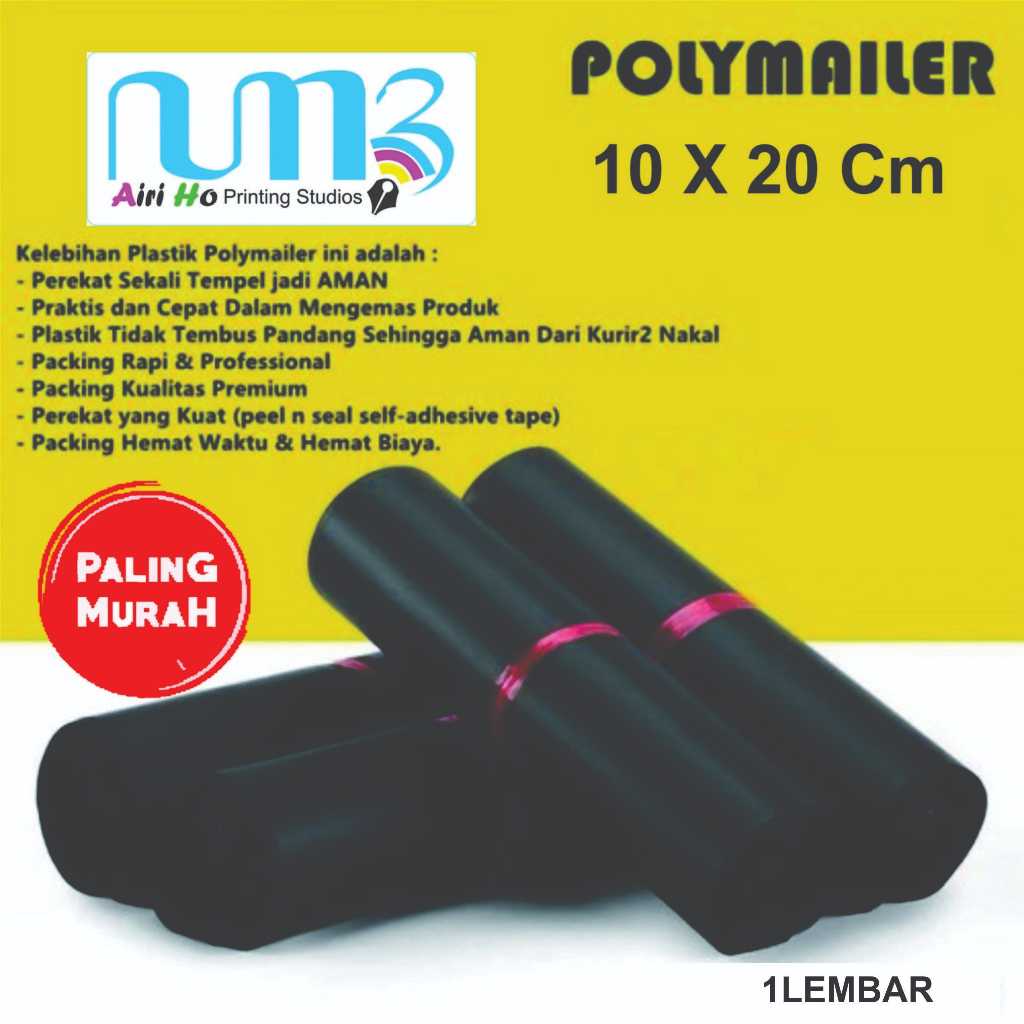 

plastik packing PROMO TERMURAH Satuan kantong Plastik polymailer 10x20 amplop packing online