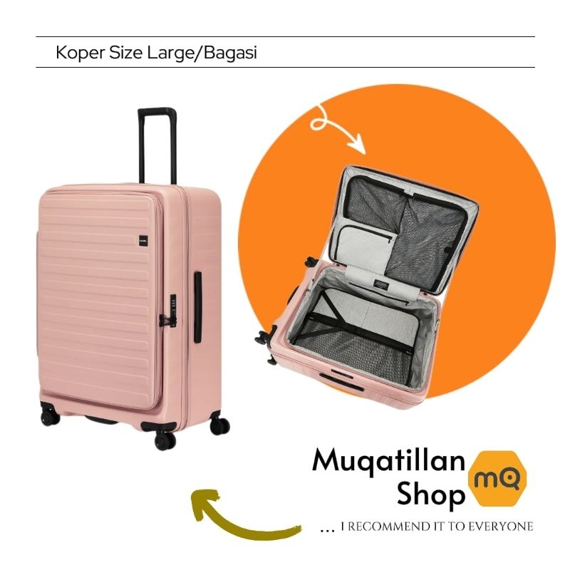 Koper Lojel Cubo Hardcase Large/31 inch size Bagasi
