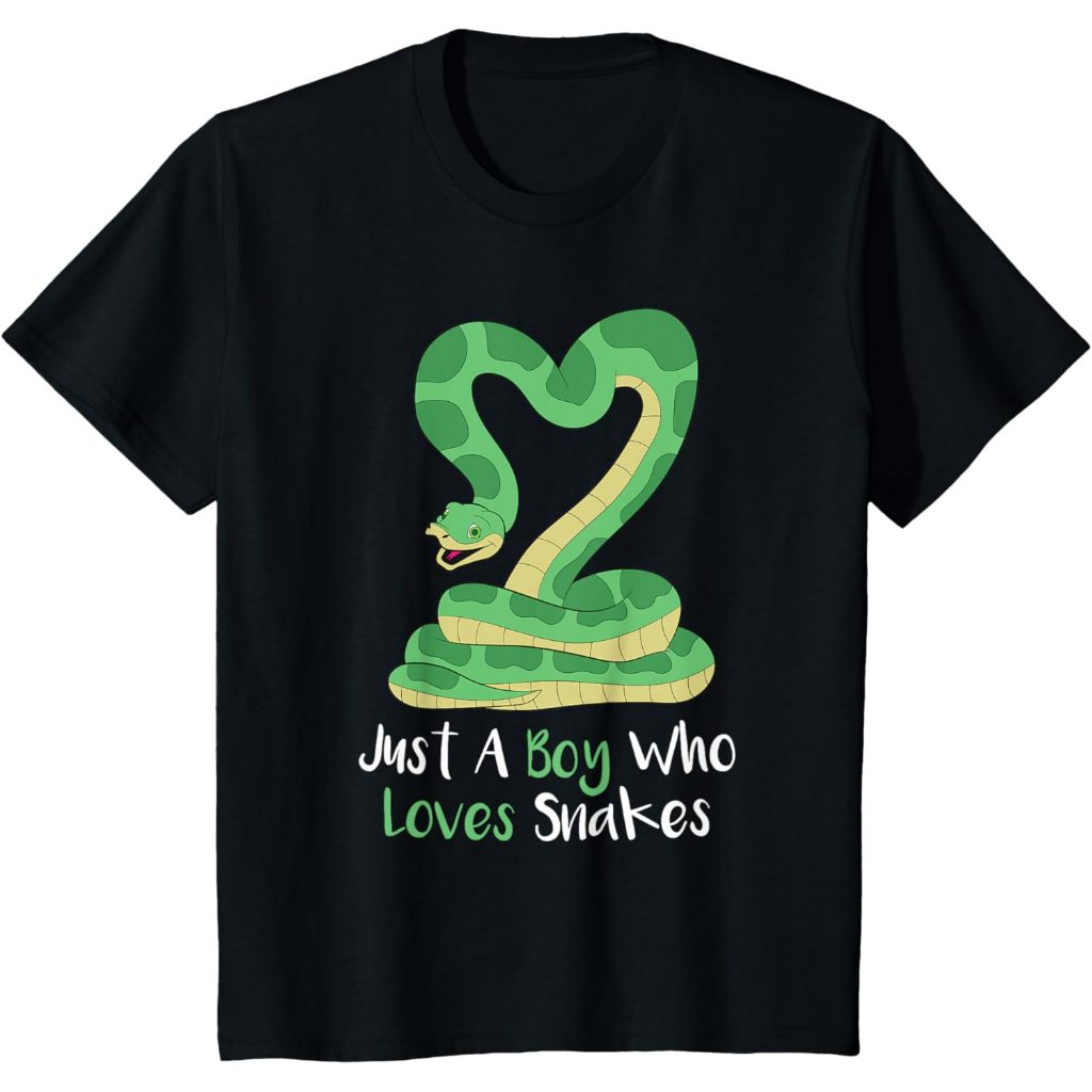 Kaos Anak Kids Cute Snake Gift Toddler Girls Boys Boa Constrictor T-Shirt Fashion Baju Atasan Anak L